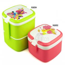 方型手提飯盒、雙層飯