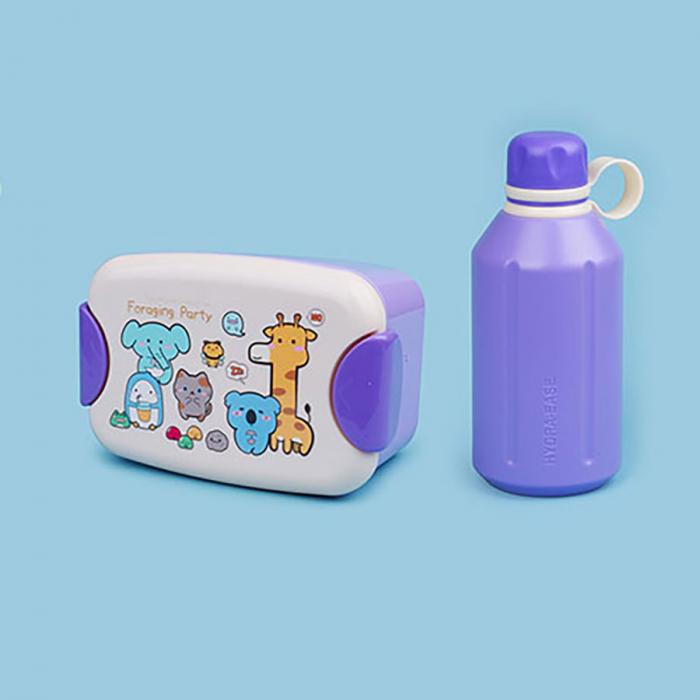 尚趣迷你耳朵飯盒(900ml)(含格子)+圓形運動